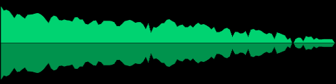 Exemple de forme d’onde audio