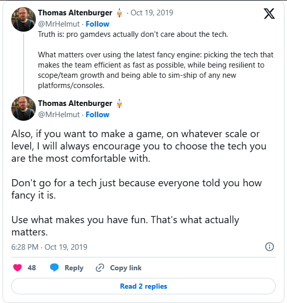 Thomas Altenburger (@MrHelmut) sur X, le 19 octobre 2019